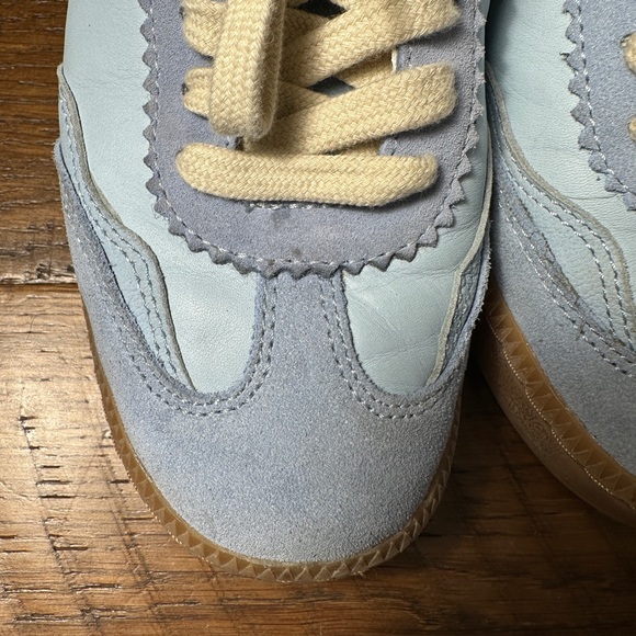 Dolce Vita Light Blue and White Sneakers - Picture 7 of 7